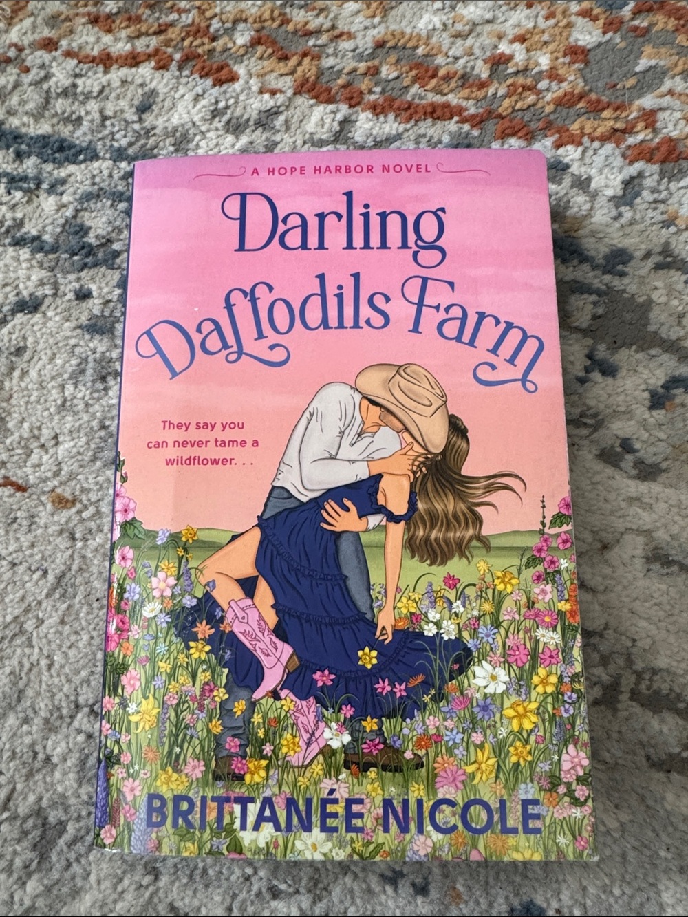Darling Daffodils Farm by Brittanee Nicole - Pink & Blue Cover